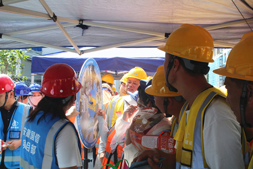 合肥经开区建设系统“安全生产月”安全宣传咨询日活动在国信工地圆满举行